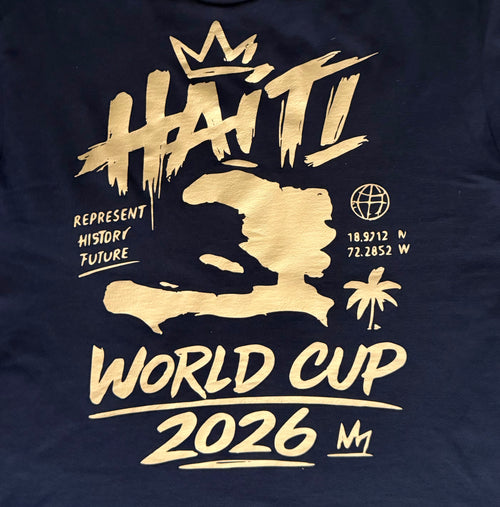 Haiti World Cup 2026 Gold Tee